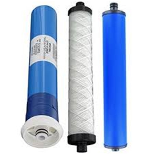 Microline 3-Stage RO Replacement Kit, Two Filters + 50 GPD Membrane 